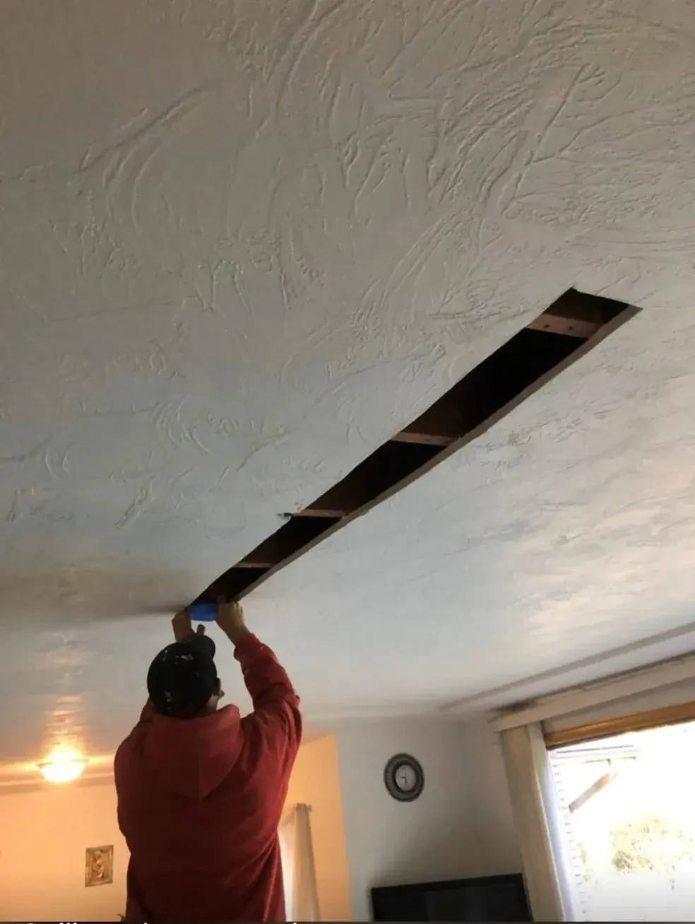 Historic plaster ceiling repair